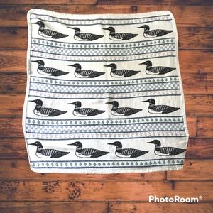 Vintage L.L. Bean reversible throw blanket, 100% cotton, perfect condition